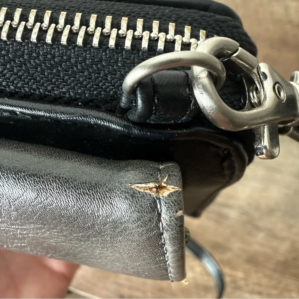 ESPE Vegan Leather Crossbody Convertible Clutch Bag Detachable Strap Leaf Wallet - Picture 14 of 14